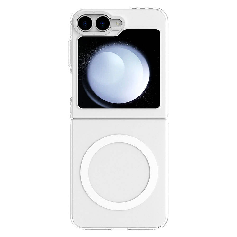 Youngkit Crystal Shield Serisi Galaxy Z Flip 6 Kılıf Magsafe Şarj Özellikli Şeffaf Telefon Kılıfı - 1 Youngkit Crystal Shield Serisi Galaxy Z Flip 6 Kılıf Magsafe Şarj Özellikli Şeffaf Telefon Kılıfı - 1